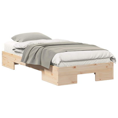 Bed Frame Brown 90 x 200 cm