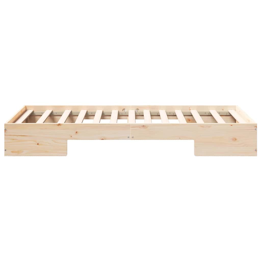 Bed Frame Brown 90 x 200 cm