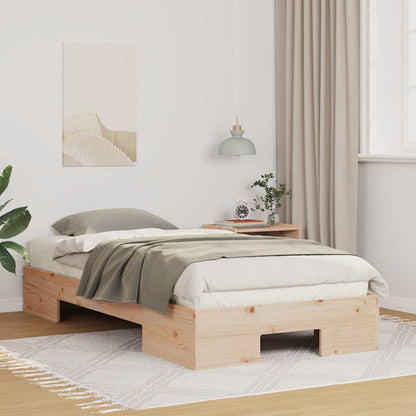 Bed Frame Brown 80 x 200 cm