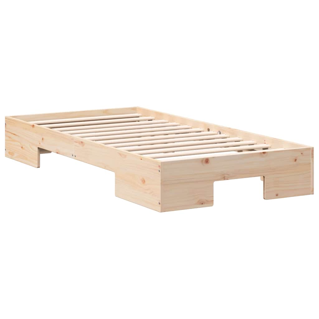 Bed Frame Brown 80 x 200 cm