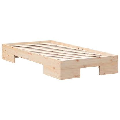 Bed Frame Brown 80 x 200 cm