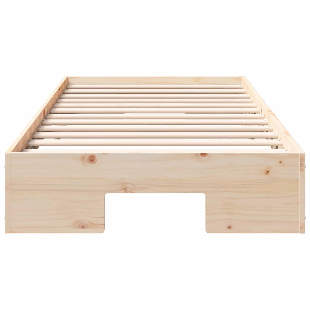 Bed Frame Brown 80 x 200 cm