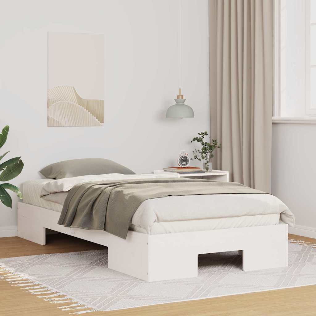 Bed Frame White 80 x 200 cm