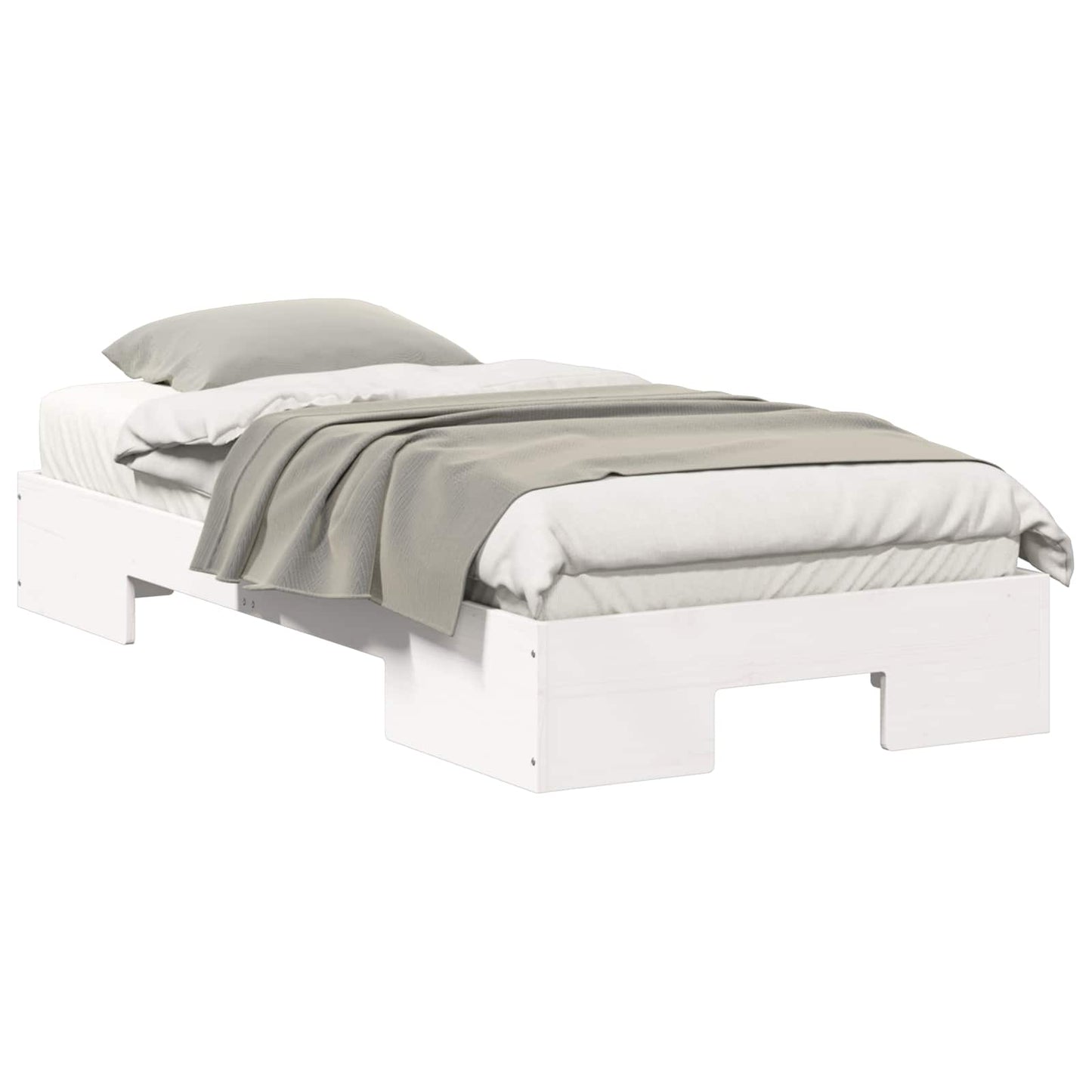 Bed Frame White 80 x 200 cm