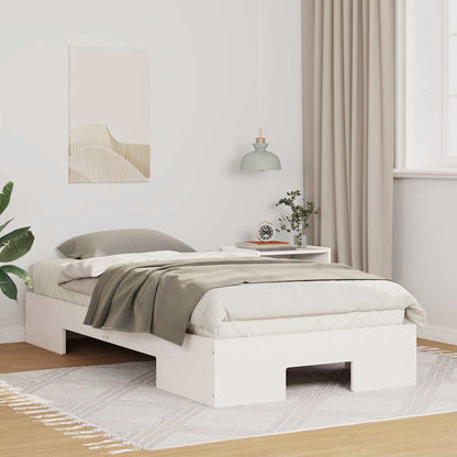 Bed Frame White 90 x 190 cm