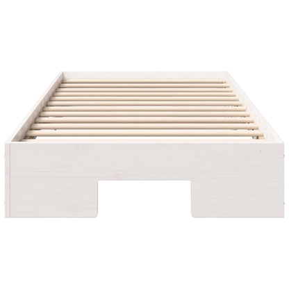 Bed Frame White 90 x 190 cm