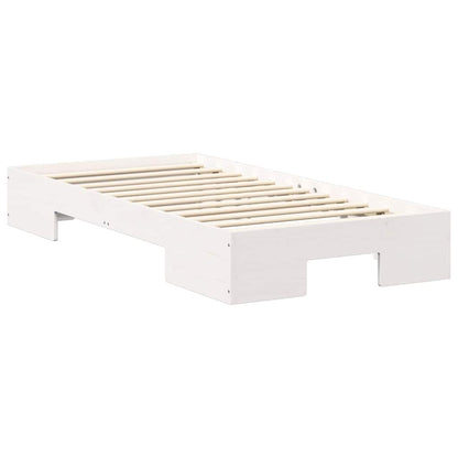 Bed Frame White 75 x 190 cm