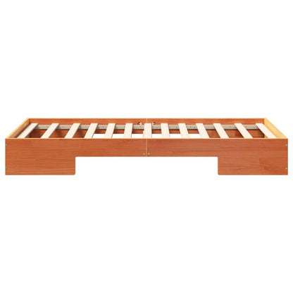 Bed Frame Brown 75 x 190 cm