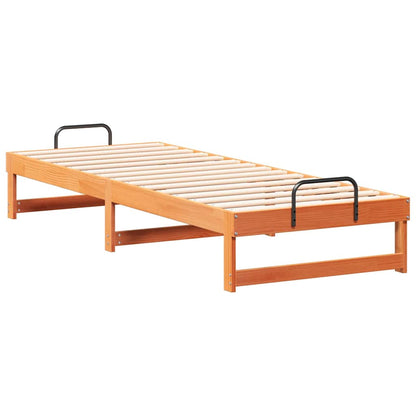 Bed Frame Brown 80 x 200 cm Solid Pine Wood