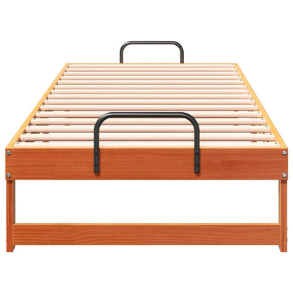 Bed Frame Brown 80 x 200 cm Solid Pine Wood