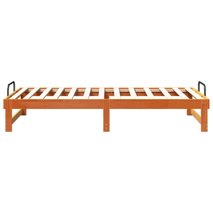 Bed Frame Brown 90 x 190 cm Solid Pine Wood