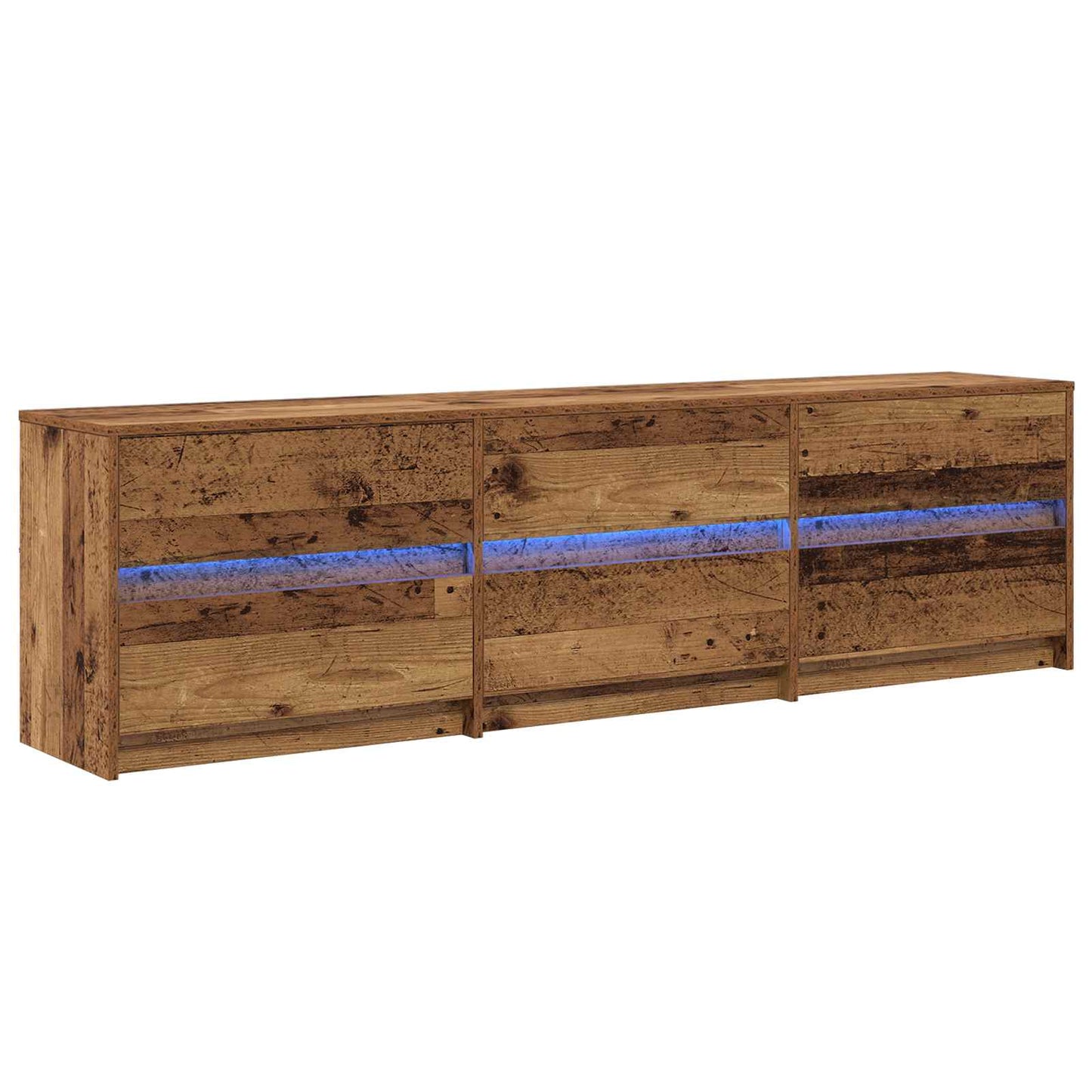 TV Units 2 pcs Old Wood 180 x 34 x 50 cm Engineered Wood