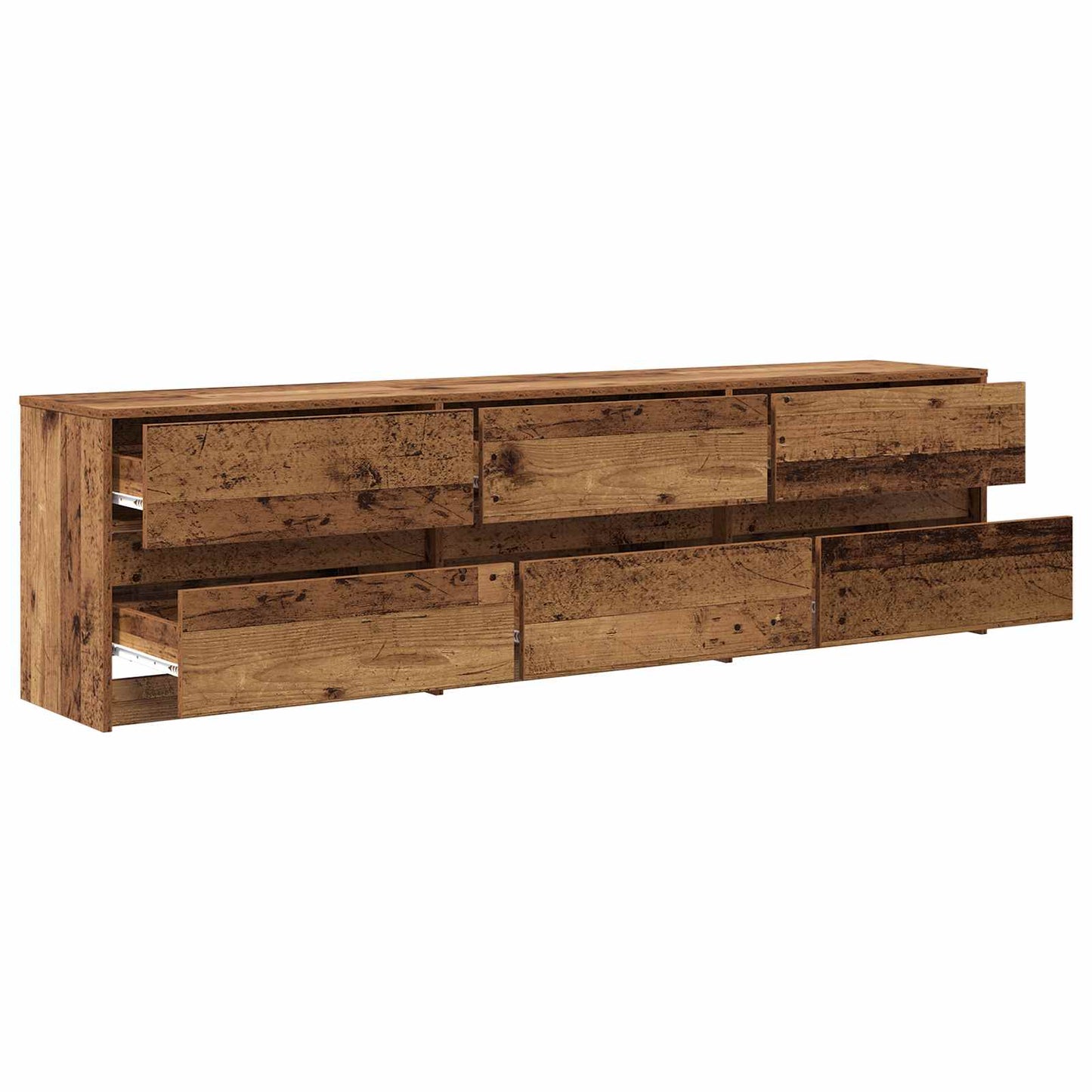 TV Units 180 x 34 x 50 cm Old Wood Engineered Wood