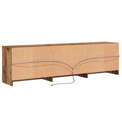 TV Units 2 pcs Old Wood 180 x 34 x 50 cm Engineered Wood