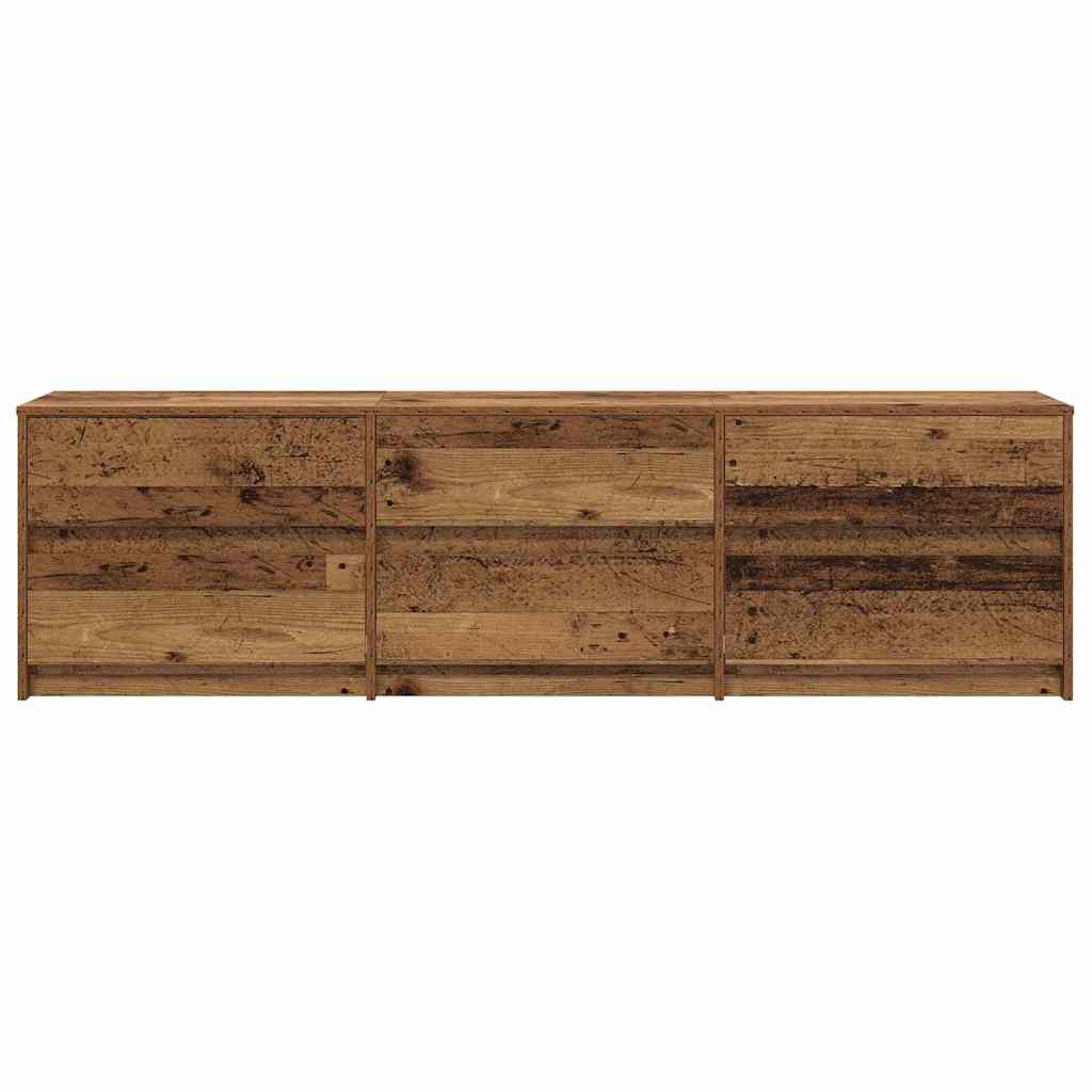 TV Units 2 pcs Old Wood 180 x 34 x 50 cm Engineered Wood