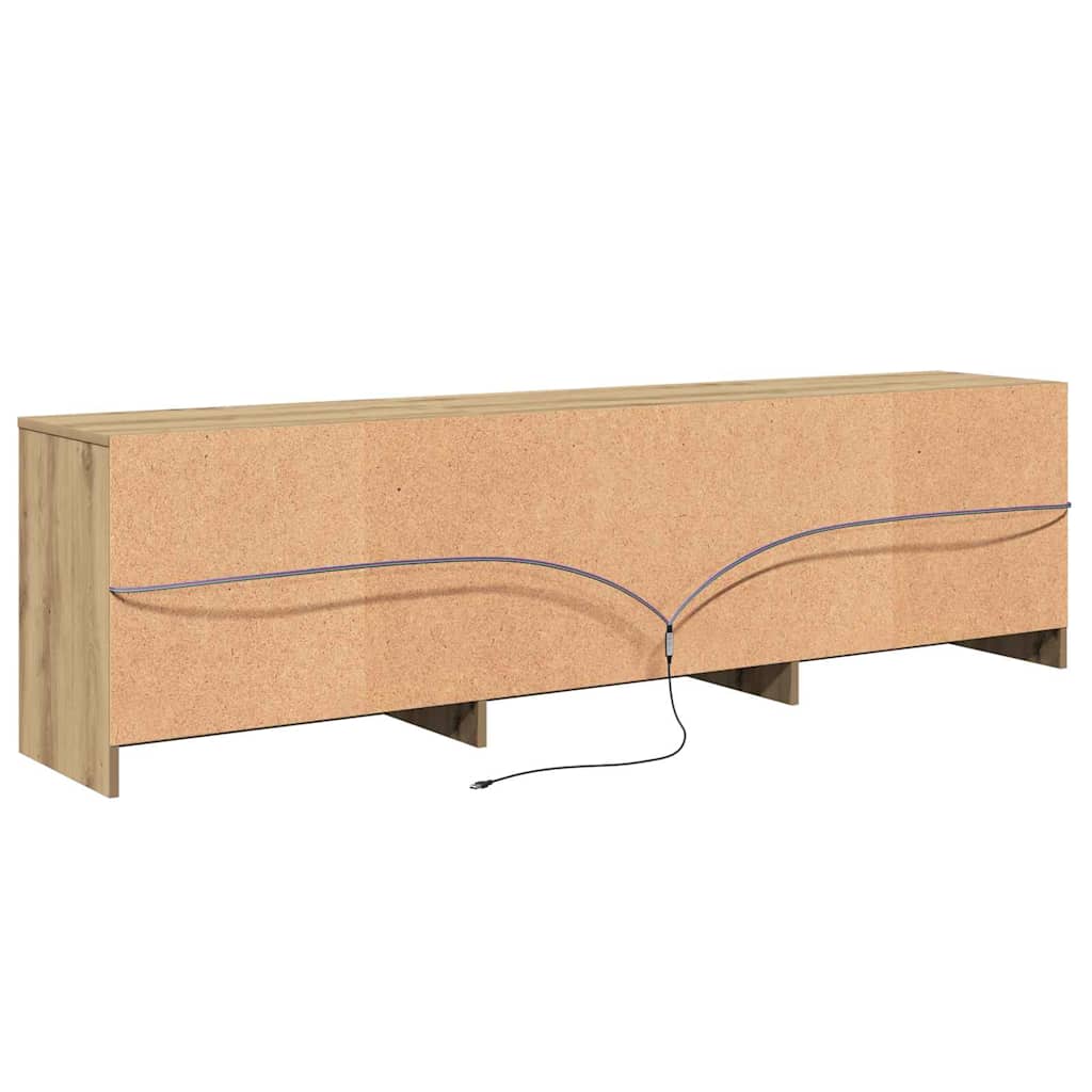 TV Units 2 pcs Artisan Oak 180 x 34 x 50 cm Engineered Wood