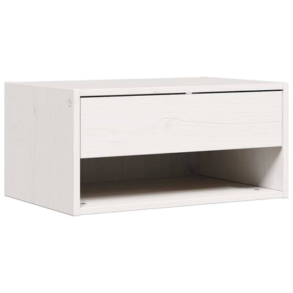 Bedside Table 2 pcs White 50 x 32.5 x 24 cm Solid pine wood