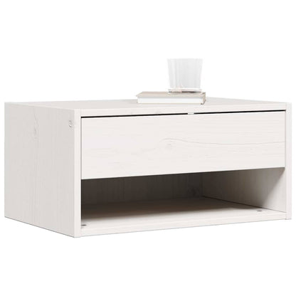 Bedside Table 2 pcs White 50 x 32.5 x 24 cm Solid pine wood