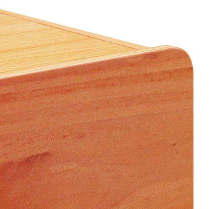Bedside Table Wax Brown 39 x 34 x 33 cm Solid pinewood