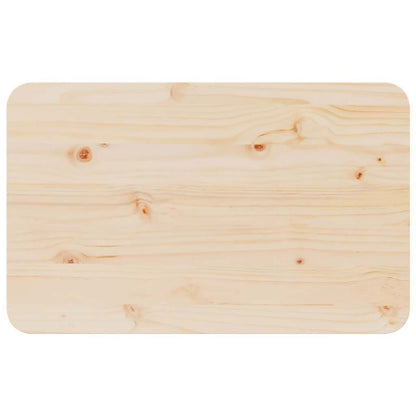 Coffee Table Natural 80 x 50 x 31 cm Solid pine wood