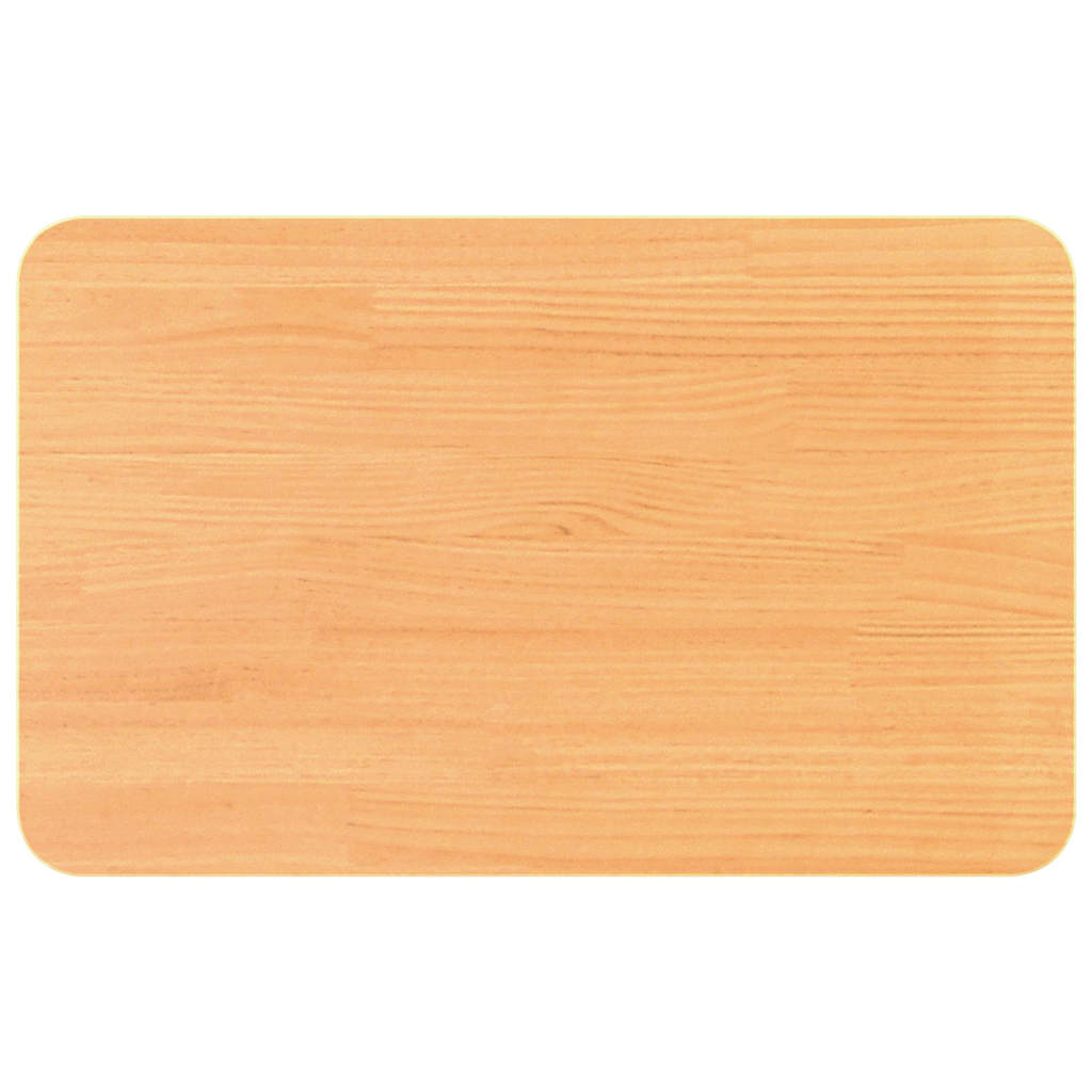 Coffee Table Wax Brown 80 x 50 x 31 cm Solid pine wood