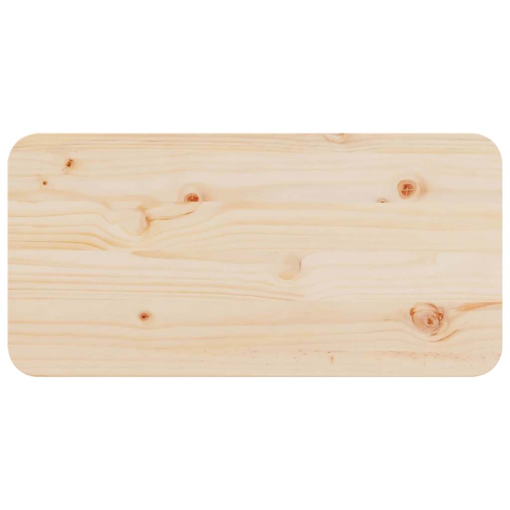 Coffee Table Natural 80 x 39.5 x 33.5 cm Solid pine wood