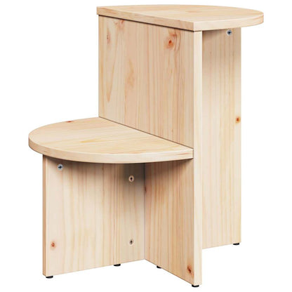 Coffee Table Natural 50 x 40 x 50 cm Solid pine wood