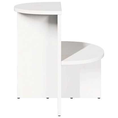 Coffee Table White 50 x 40 x 50 cm Solid pine wood