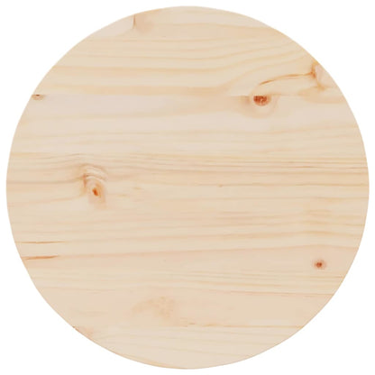 Coffee Table Natural 50 x 50 x 35 cm Solid pine wood