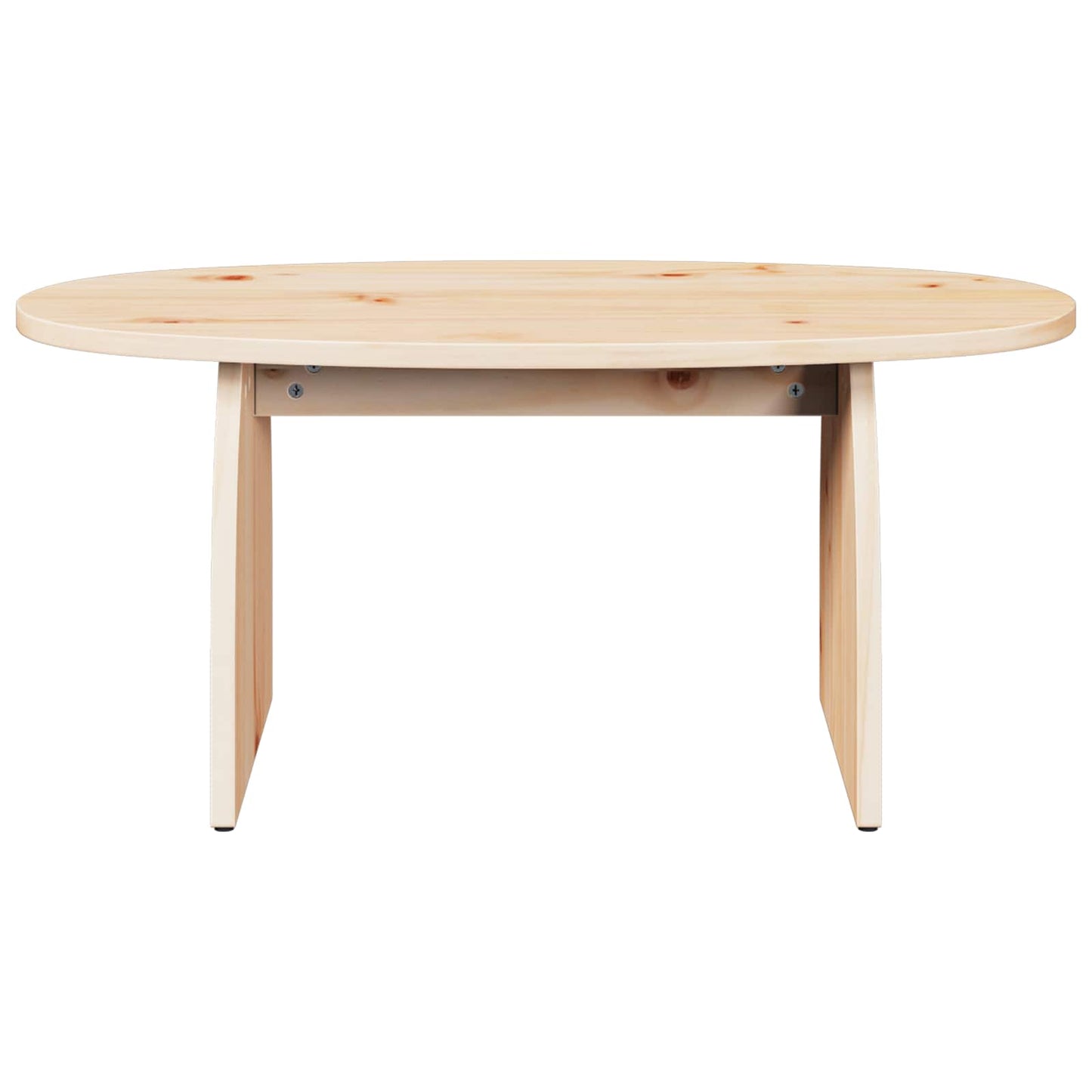 Coffee Table Brown 80 x 40 x 35 cm Solid Pine Wood