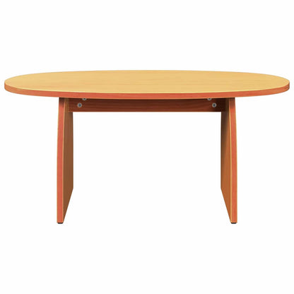 Coffee Table Wax Brown 80 x 40 x 35 cm Solid Pine Wood