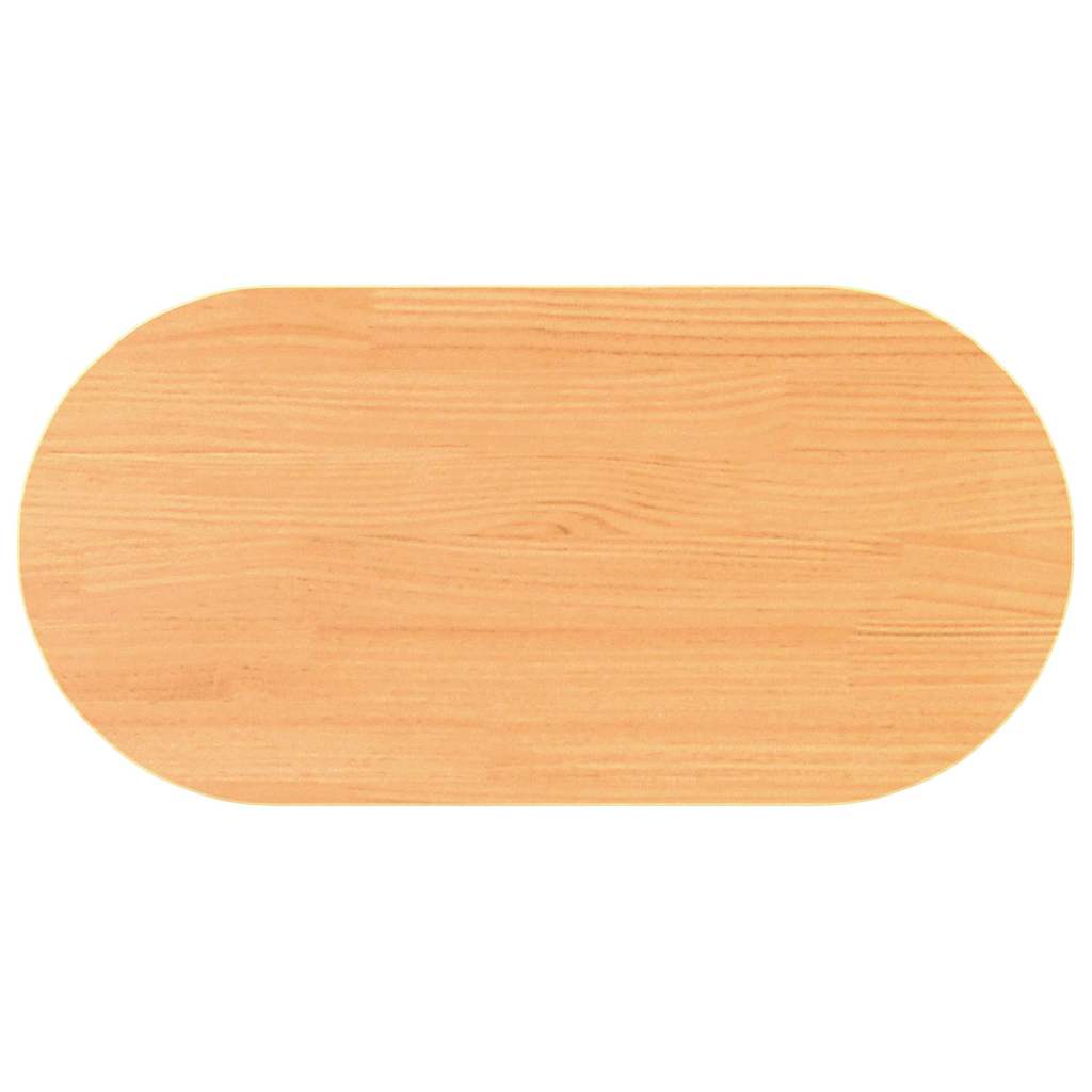 Coffee Table Wax Brown 80 x 39.5 x 35 cm Solid Pine wood