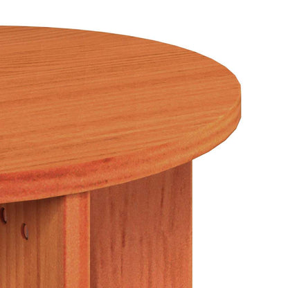 Coffee Table 2 pcs Wax Brown