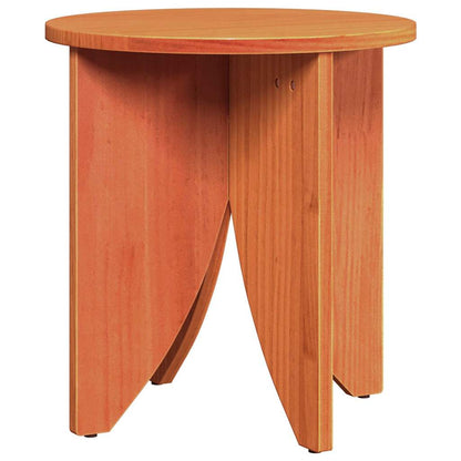 Coffee Table 2 pcs Wax Brown