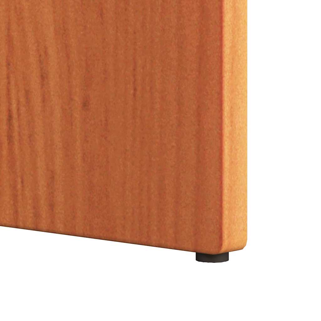 Coffee Table 2 pcs Wax Brown