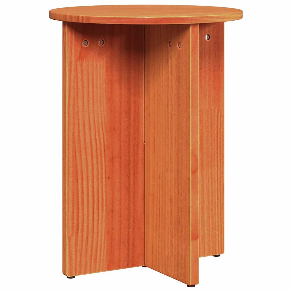 Coffee Table 2 pcs Wax Brown
