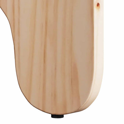 Coffee Table 2 pcs Natural Solid Pine wood