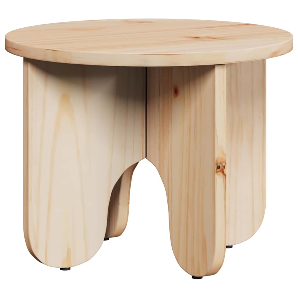 Coffee Table 2 pcs Natural Solid Pine wood