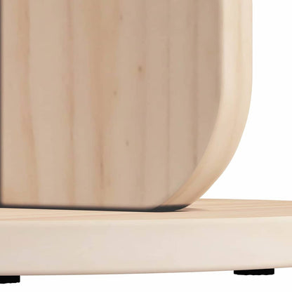 Coffee Table Natural 39.5 x 39.5 x 53.5 cm Solid pine wood