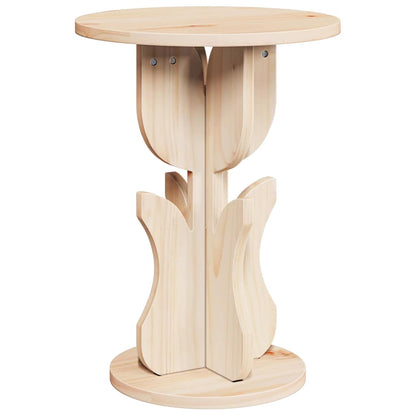 Coffee Table Natural 39.5 x 39.5 x 53.5 cm Solid pine wood