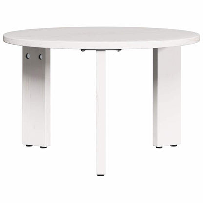 Coffee Table 2 pcs White Solid Pine wood