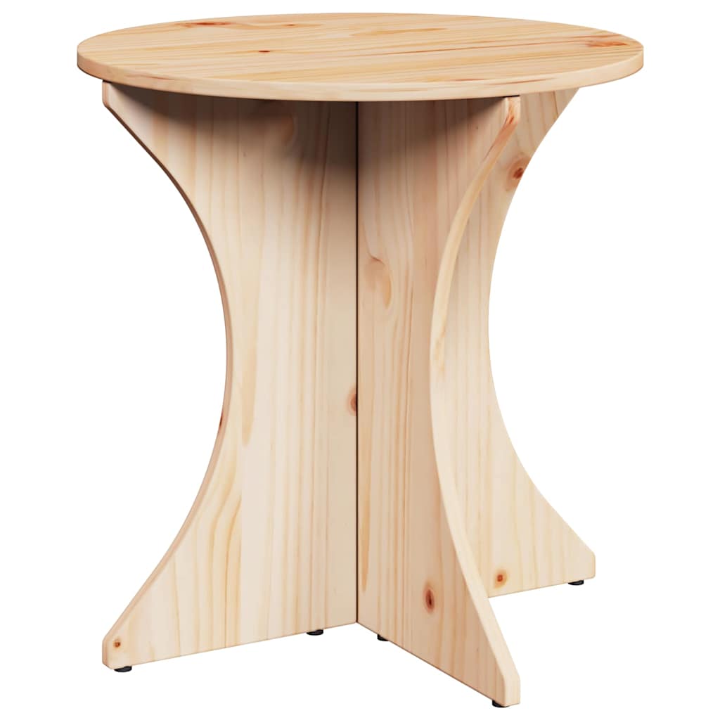 Coffee Table 2 pcs Natural Solid pine wood