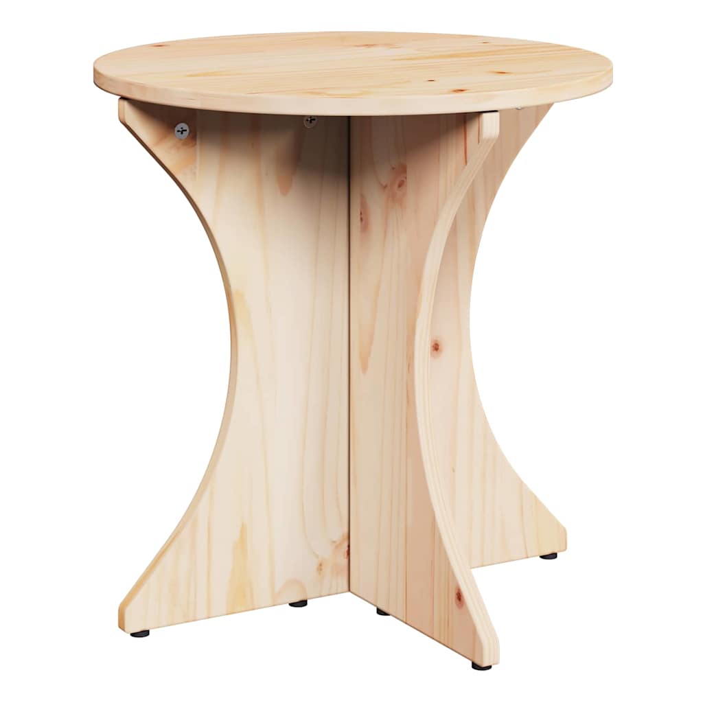 Coffee Table 2 pcs Natural Solid pine wood