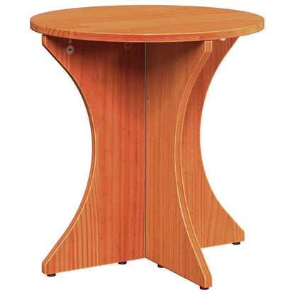 Coffee Table 3 pcs Wax Brown