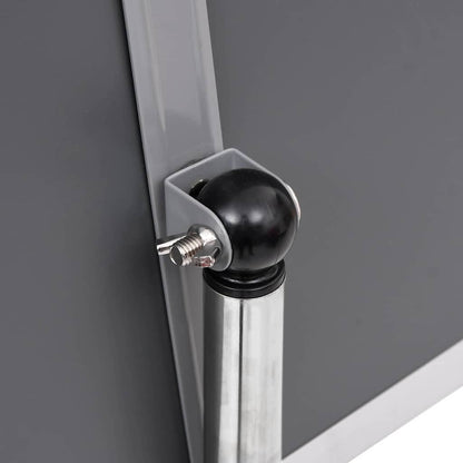 Poster Stands 2 pcs Silver 32.7 x 24 x 108 cm Aluminium