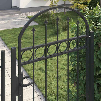 Fence Post ASSEN 200 x 88 x 14 cm Steel Grey Lockable