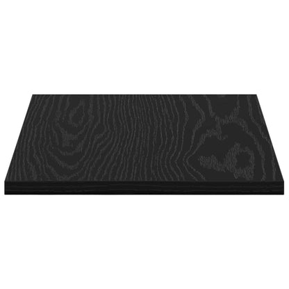 Bookshelf Board 4 pcs Black 40 x 30 x 1.5 cm Engineered Wood