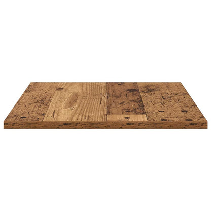 Bookshelf Board 4 pcs Brown 40 x 40 x 1.5 cm Engineered Wood