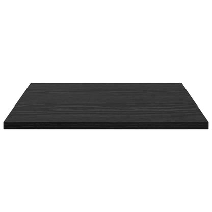 Bookshelf Board 4 pcs Black 40 x 40 x 1.5 cm Engineered Wood