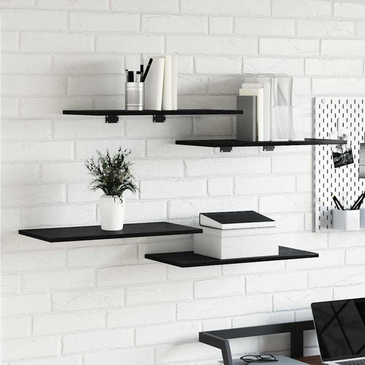 Bookshelf Board 3-Tier 4 pcs 60 x 30 x 1.5 cm Engineered Wood